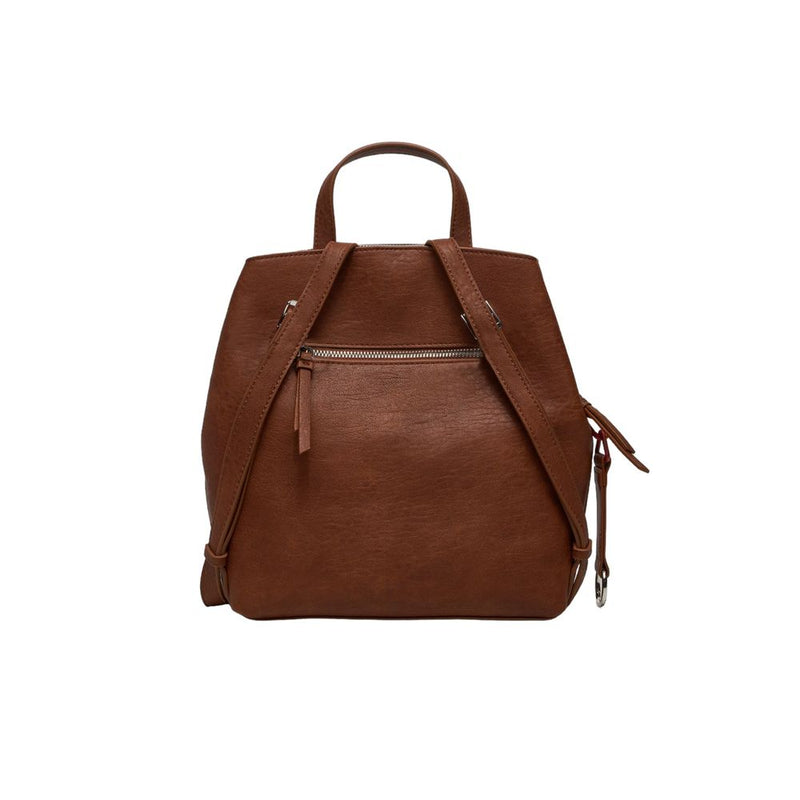 Brown Polyethylene Backpack Desigual