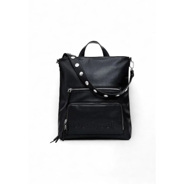 Black Polyethylene Backpack Desigual