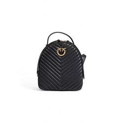 Black Leather Backpack PINKO