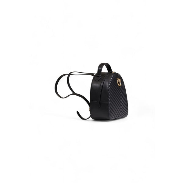 Black Leather Backpack PINKO