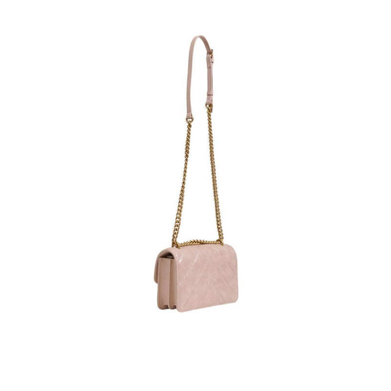 Pink Leather Handbag PINKO