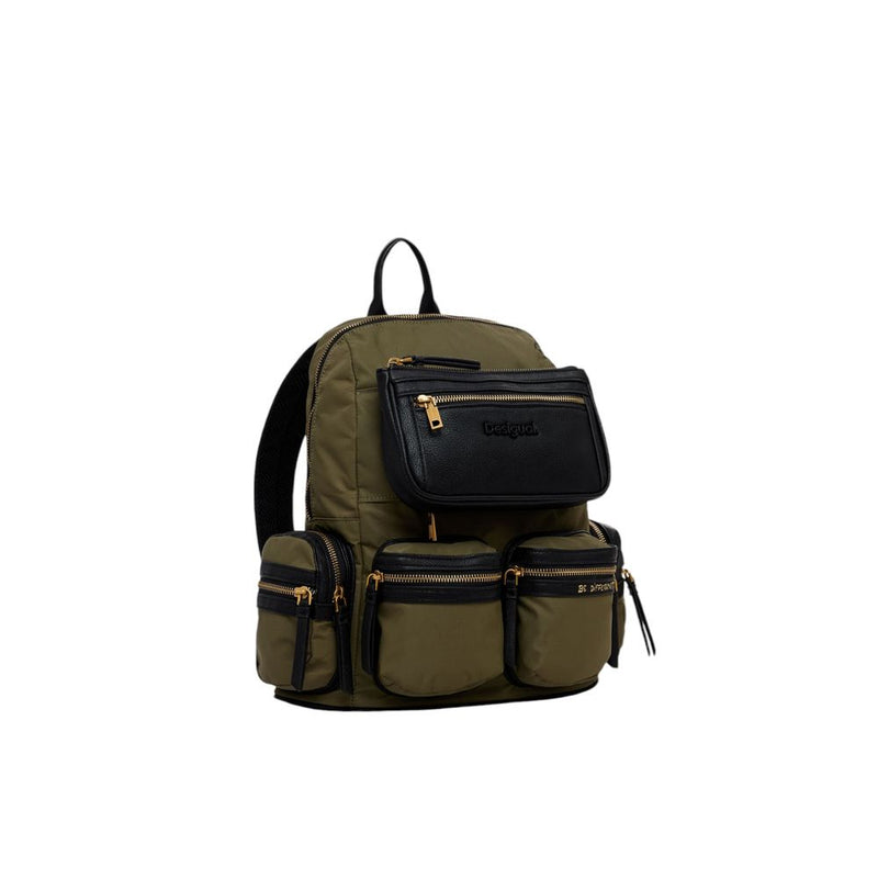 Green Polyamide Backpack Desigual