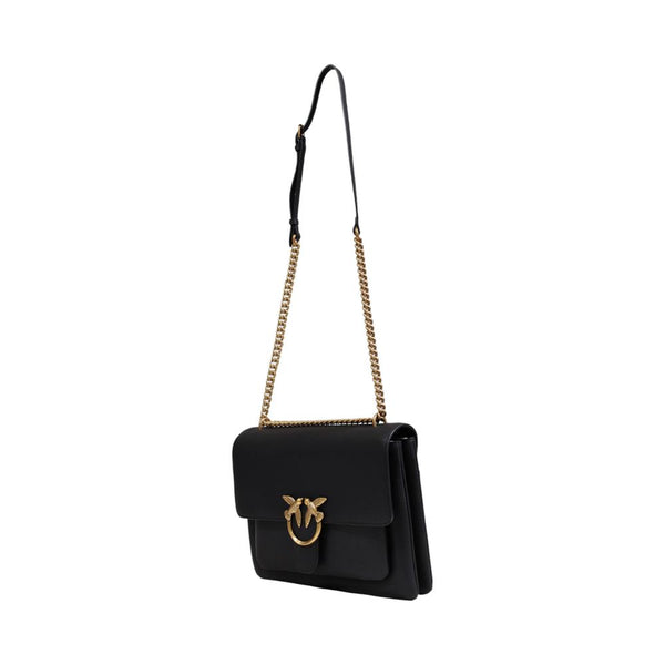 Black Leather Handbag PINKO