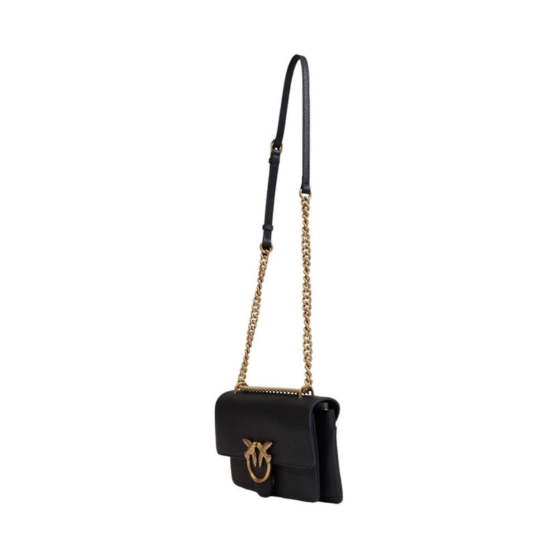 Black Leather Handbag PINKO