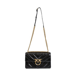 Black Leather Handbag PINKO