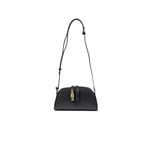 Black Leather Handbag Furla