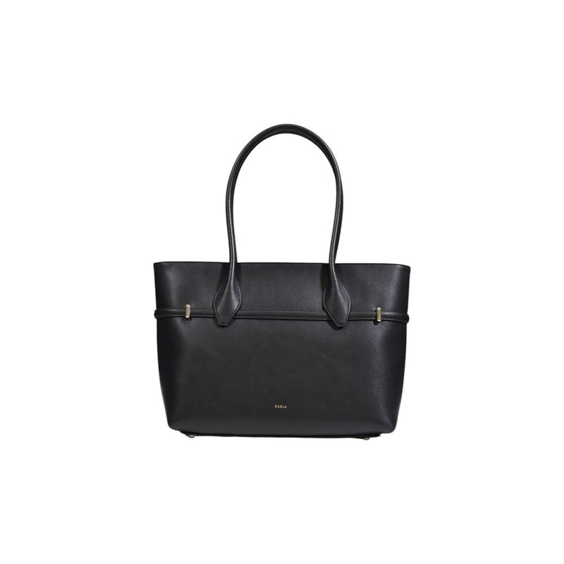 Black Leather Handbag Furla