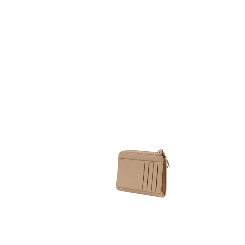 Beige Leather Wallet Furla