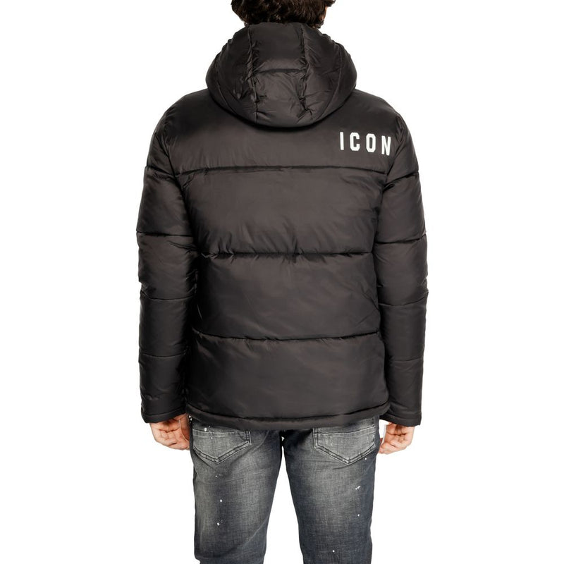 Black Nylon Jacket Icon