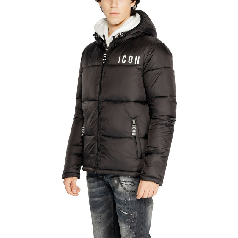 Black Nylon Jacket Icon