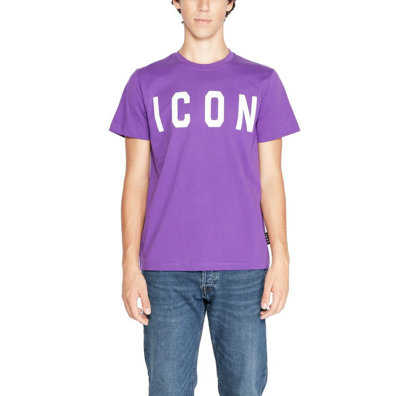 Purple Cotton T-Shirt Icon