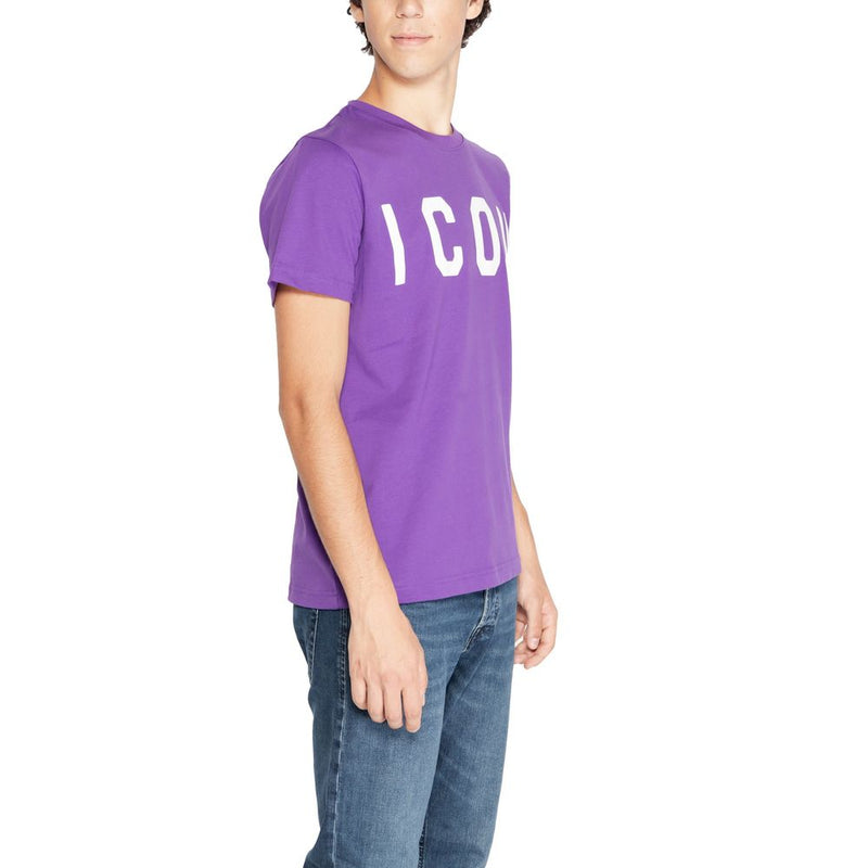 Purple Cotton T-Shirt Icon