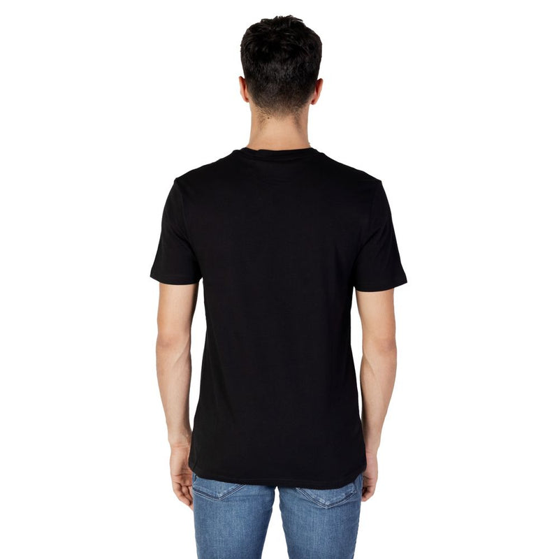 Black Cotton T-Shirt Hugo Boss