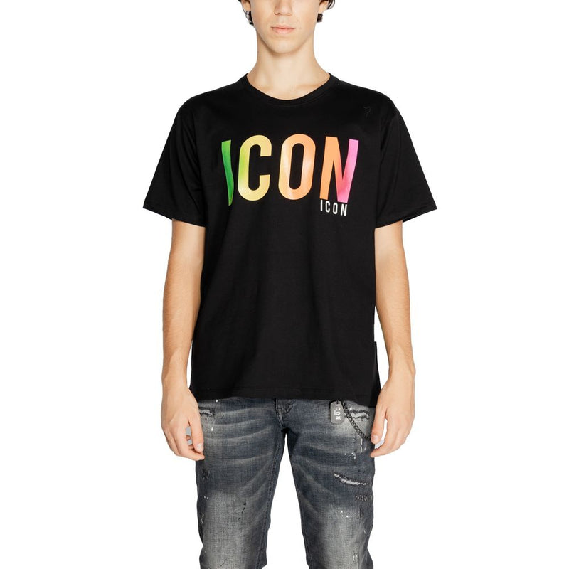 Black Cotton T-Shirt Icon