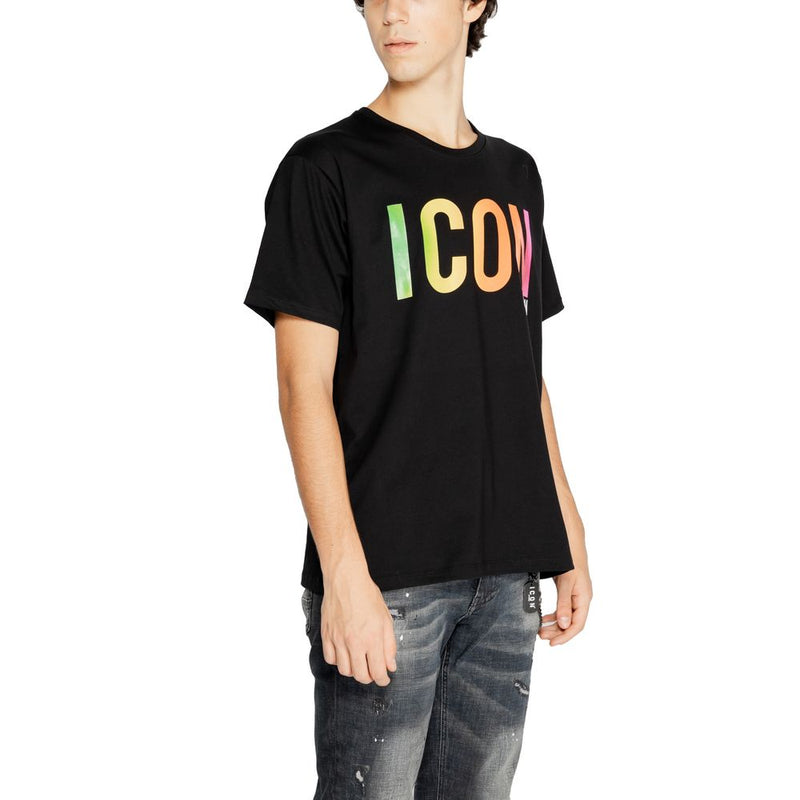 Black Cotton T-Shirt Icon