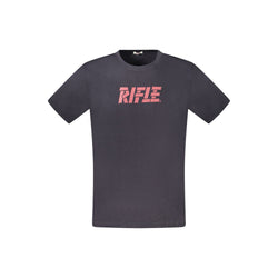 Blue Cotton T-Shirt Rifle