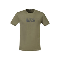 Green Cotton T-Shirt Rifle