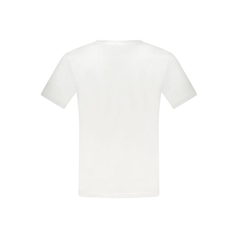 White Cotton T-Shirt Rifle