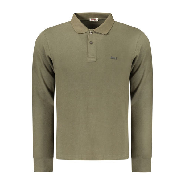 Green Cotton Polo Shirt Rifle