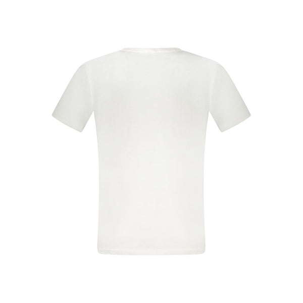 White Cotton T-Shirt Rifle