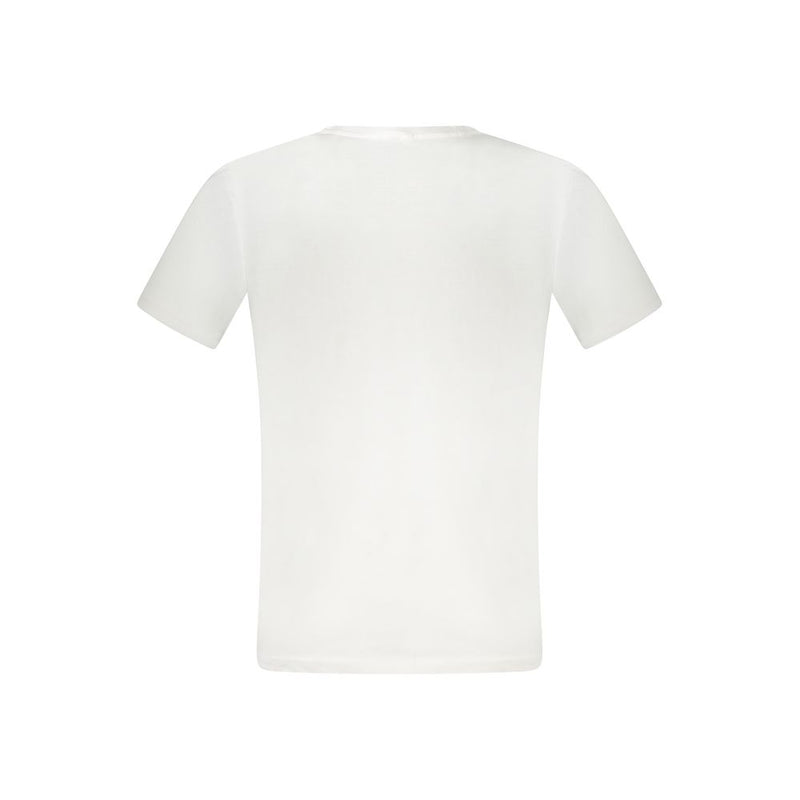 White Cotton T-Shirt Rifle