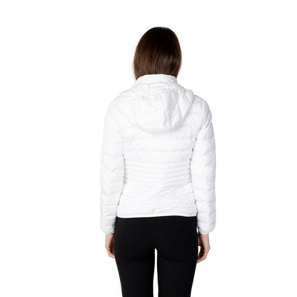 White Polyester Jackets & Coat EA7 Emporio Armani