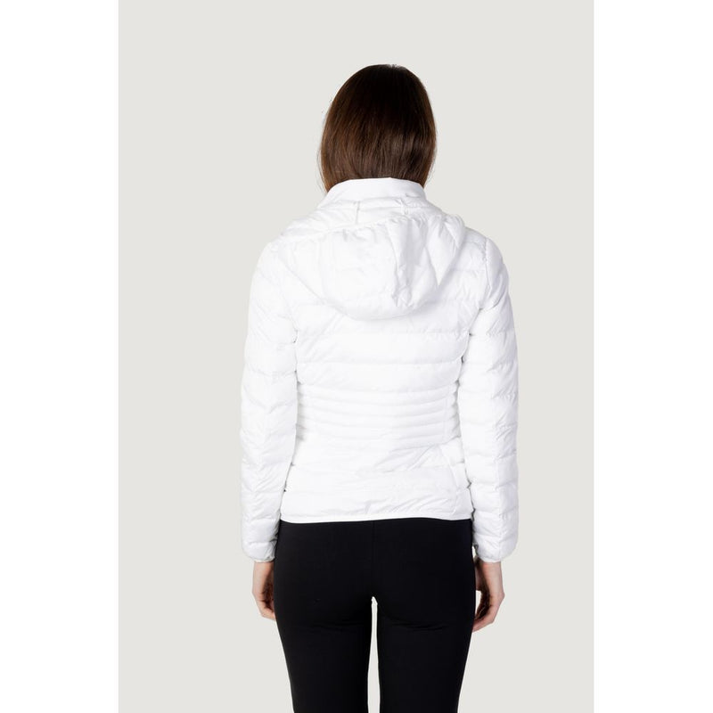 White Polyester Jackets & Coat EA7 Emporio Armani