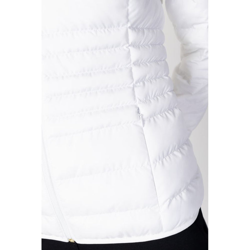 White Polyester Jackets & Coat EA7 Emporio Armani