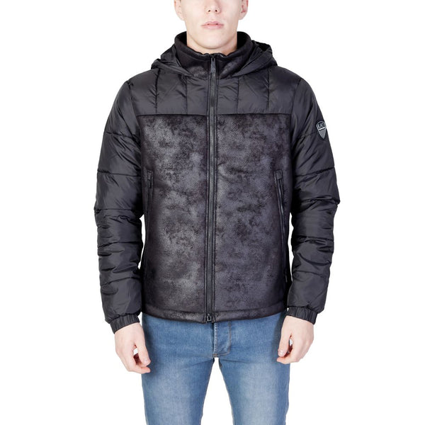 Black Polyester Jacket EA7 Emporio Armani