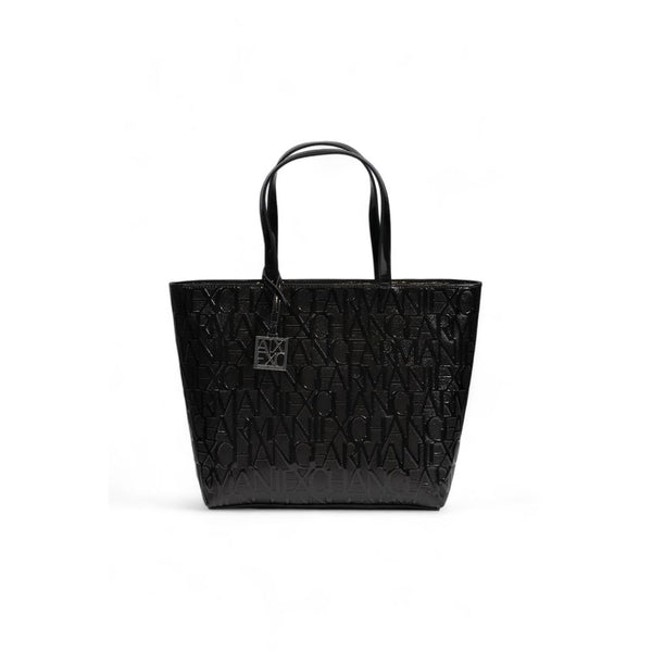 Black Polyester Handbag Armani Exchange