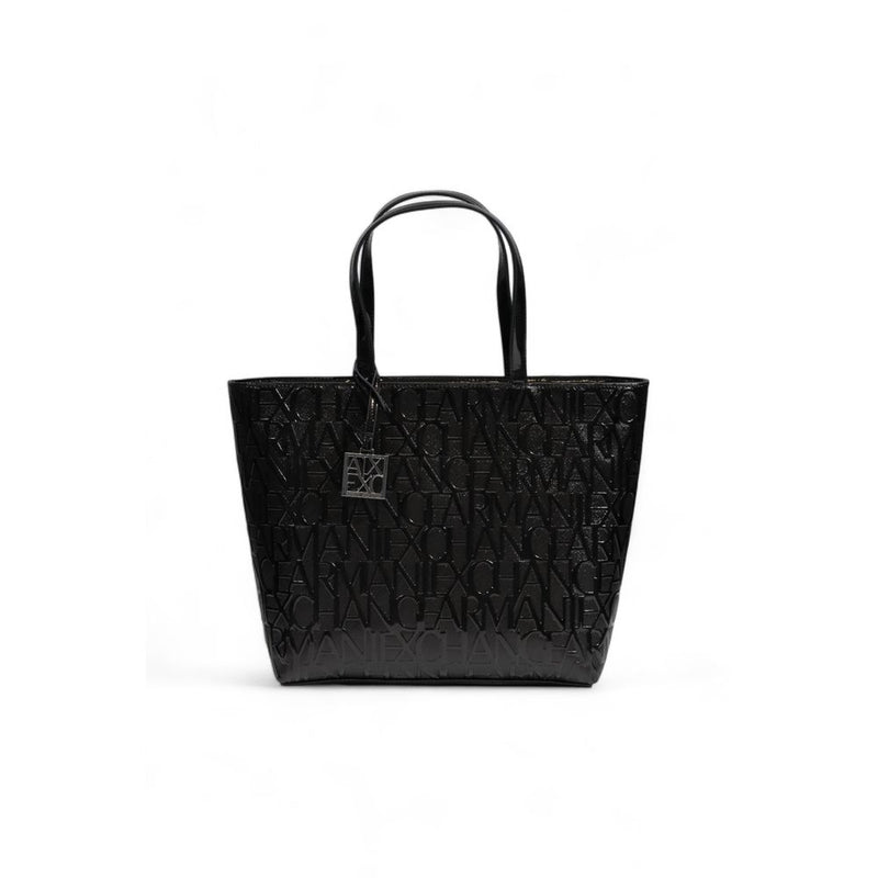 Black Polyester Handbag Armani Exchange