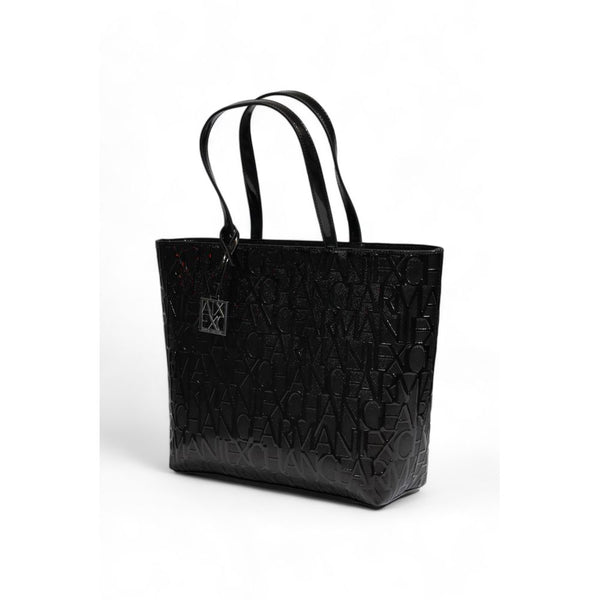 Black Polyester Handbag Armani Exchange