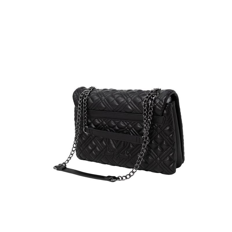 Black Polyethylene Handbag Love Moschino