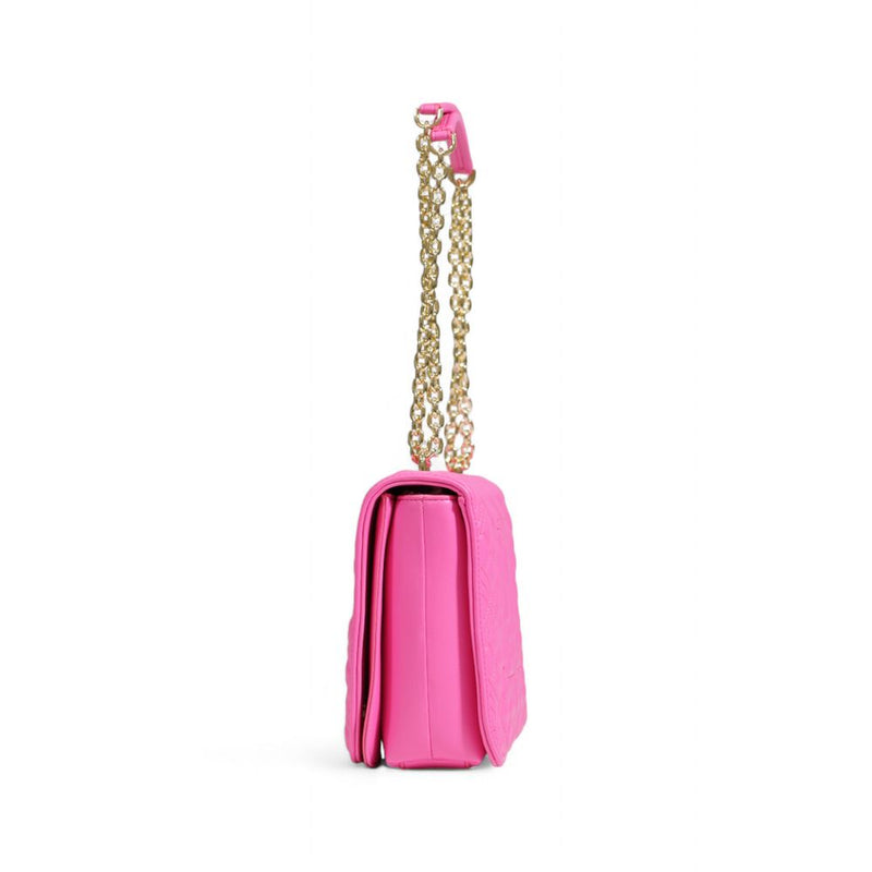 Pink Polyethylene Handbag Love Moschino