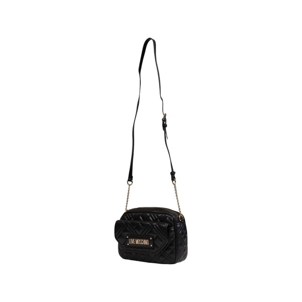 Black Polyethylene Handbag Love Moschino