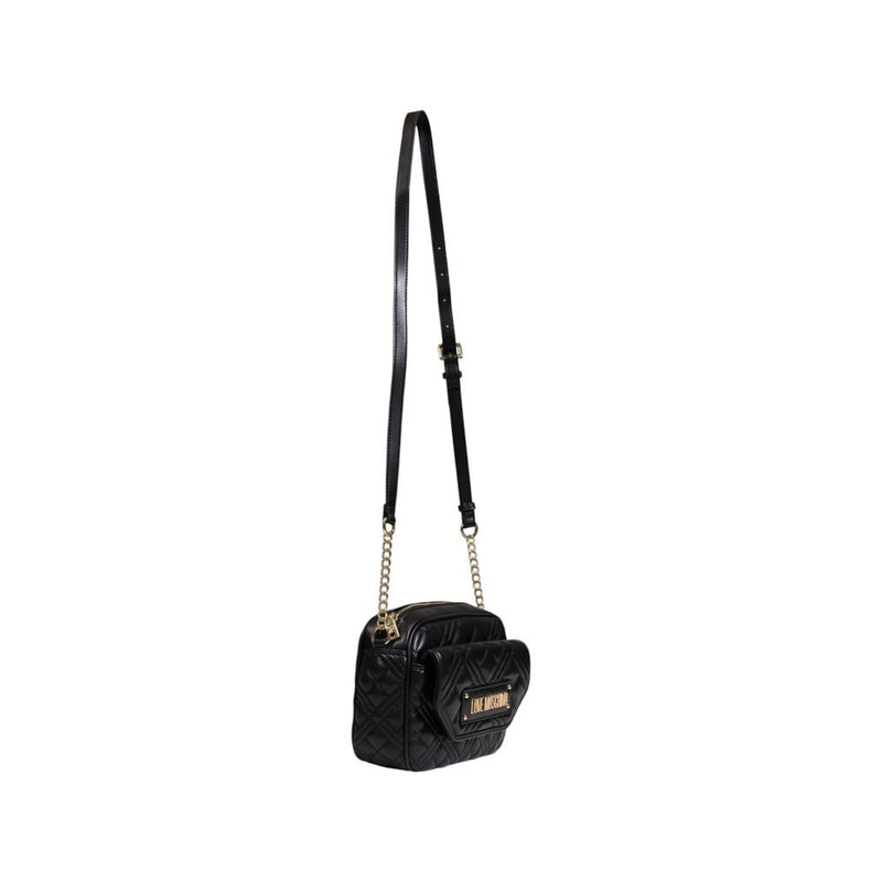 Black Polyethylene Handbag Love Moschino