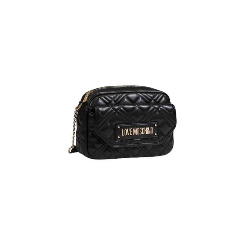 Black Polyethylene Handbag Love Moschino