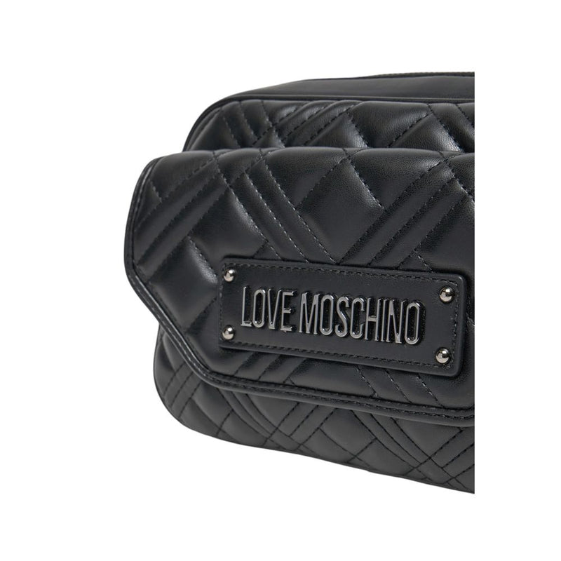 Bicolor Polyethylene Handbag Love Moschino