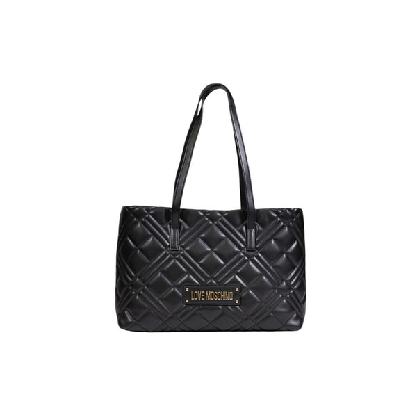 Black Polyethylene Handbag Love Moschino