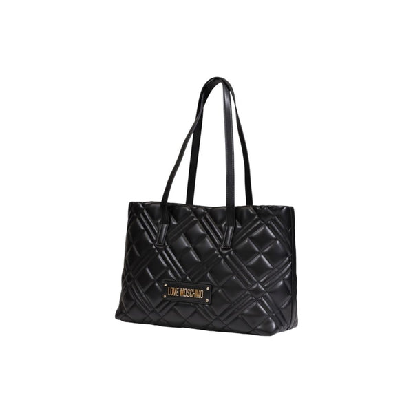 Black Polyethylene Handbag Love Moschino