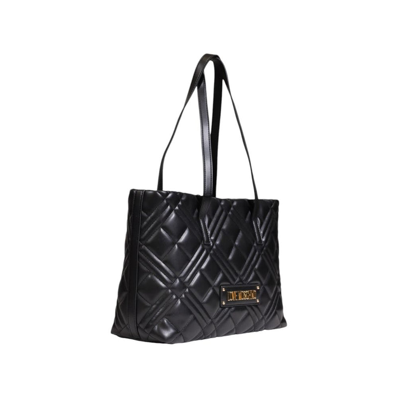 Black Polyethylene Handbag Love Moschino