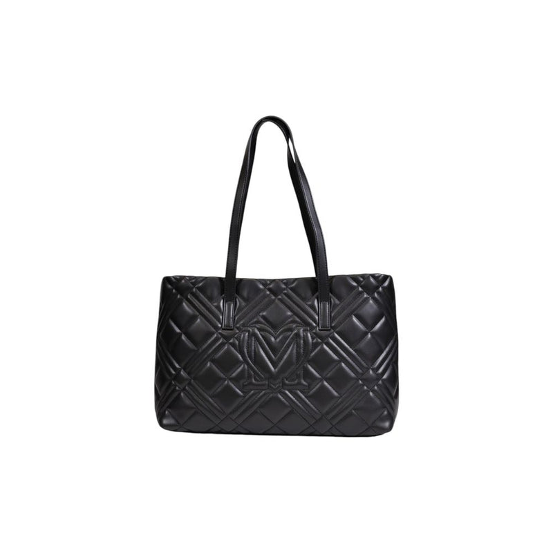 Black Polyethylene Handbag Love Moschino