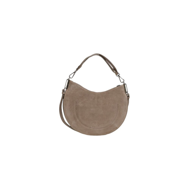 Gray Suede Handbag Coccinelle