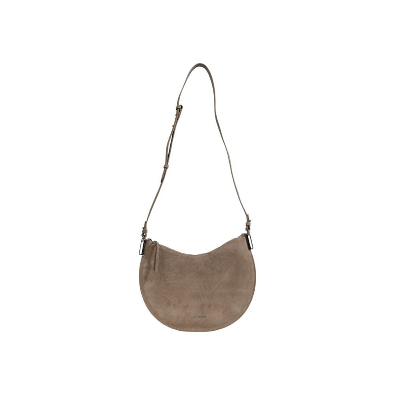 Gray Suede Handbag Coccinelle