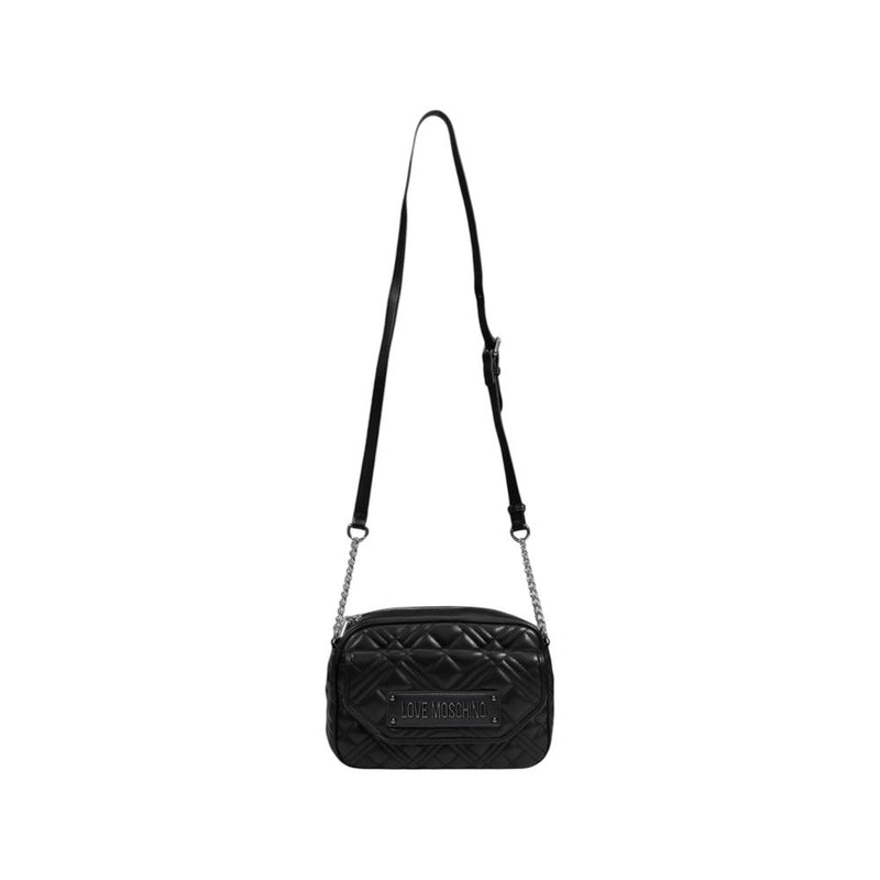 Bicolor Polyethylene Handbag Love Moschino