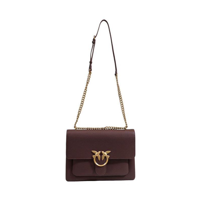 Brown Leather Handbag PINKO