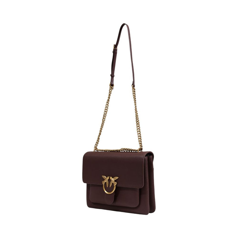 Brown Leather Handbag PINKO