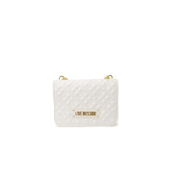 White Polyethylene Handbag Love Moschino