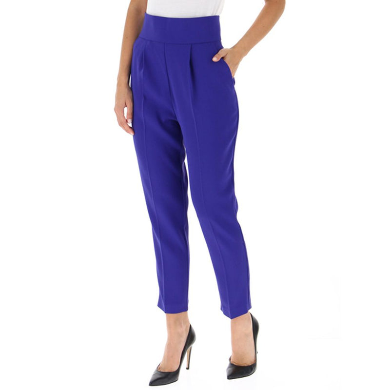 Purple Polyester Jeans & Pant PINKO