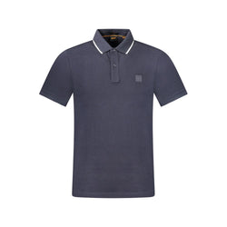 Blue Cotton Polo Shirt Hugo Boss